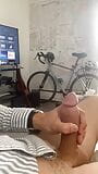 Young dude jerking big cock at home tall guy snapshot 4