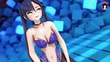 原神インパクト - 厚いモナ - セクシーなパンストで踊る(3D HENTAI) snapshot 7