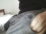 CUMMING through my tracksuit. PRECUM load snapshot 6