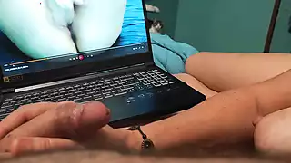 Bella ngocok kontol teman serumah sambil nonton bokep | xHamster