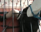 In the cage - shoe on face snapshot 11