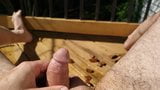 Small dick pissing on myself outside in slow motion snapshot 20