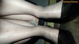 shiny pantyhose and miniskirt snapshot 13