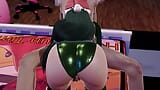 Tsuyu Asuis nyårsafton Cosplay l 3D Hentai ocensurerad Boku no Hero Academia snapshot 4