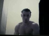 azeri Straight guy jerks his cock in shower on cam snapshot 6