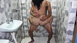 My stepsister bends over to pick up the soap in the public shower snapshot 14