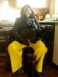 Black and yellow oilskin wank. snapshot 7