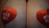 Küss meine heißen Titten und komm über mich! POV, DWT-Möpse mit Kiss me Pasties! snapshot 10