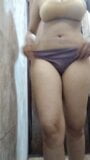 Indian Wife bathing see by step brother snapshot 7