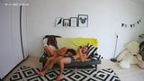 Teenagers Relax & Watching Tv With Fun Summer Sex at Home snapshot 2