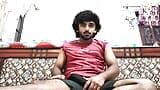 Desi indian gym boy showing his big ass and cock midnight hard cumming snapshot 9