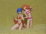 Yellow Towel - Bathing Beauties - Rei & Asuka snapshot 1