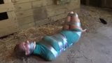 Girl in Duct Tape Bondage and Gagged snapshot 16