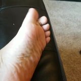 Sexy feet relaxing with toe rings snapshot 6