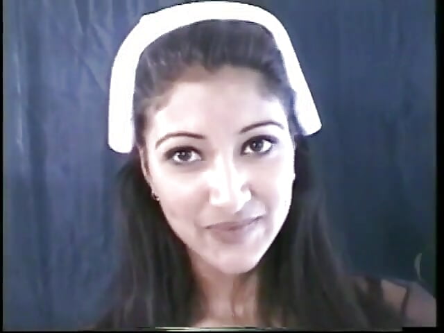 Indian nurse plays with her friend and then a dude joins