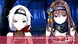 【R18版女忍者エロゲーNinNinDays2動画15】二人との別れ。(くノ一 ニンニンデイズ2実況プレイ ninja Hentai game) snapshot 8