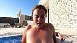 Underwater Sex with Curvy Teen - German Holiday Fuck after caught him Jerk snapshot 15