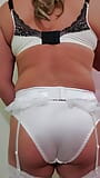 Sexy white nylon and lace lingerie snapshot 6