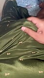 Sesso con il mio vicino bhabhi in Satin saree snapshot 1