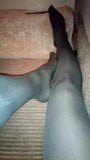 Khaki tights and red panties snapshot 4