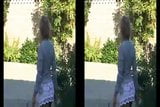 Danni Ashe Strips Down At Poolside (Split Screen Version) snapshot 1