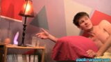 Young amateur Aidan Young massaged by mature gay man JS Wild snapshot 4