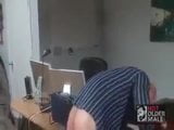Double daddy fuck in the office snapshot 9