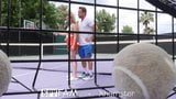SPYFAM Step Bro Gives Step Sis Tennis Lessons & Big Dick snapshot 8