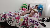 I masturbate with my stepsister's thongs in her room snapshot 5