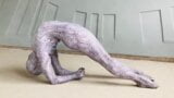 Zentai contortion snapshot 5