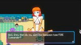 Oppaimon Jeu Hentai RPG Ep.1 parodie sexuelle de pokemon où carapuce squirt pour attaquer ses ennemis snapshot 11