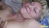 OLDNANNY - Two busty mature ladies playing one cock with pleasure snapshot 12