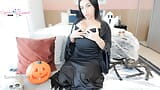 Morticia addams lagi asik ngentot sama pacarnya dengan kostum cosplay - pov snapshot 7