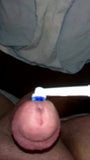 Toothbrush jerkoff snapshot 6