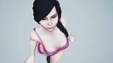 Femme 3D personnalisée : gameplay, épisode 03 - Une culotte rose et un soutien-gorge s’exhibent avec une femme indienne sexy, vidéo Full HD snapshot 1