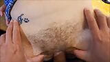 Trailer Cum on my hairy pussy snapshot 9