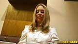 Eurosexdiary - nena rubia europea se reunió para comida y sexo en el hotel snapshot 3