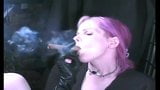 Annie vox cigar with pink hair. snapshot 5