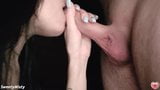 Wife and Girlfriend Give Me Sensual Blowjob after Party snapshot 11