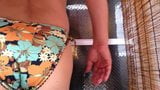 Crossdresser bikini badkleding snapshot 1