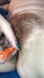 Squirt spluttering out of a catheter during a sounding session snapshot 7