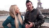 Sextape of a real couple on a honeymoon in Paris snapshot 2