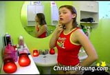 Christine young - bersiap untuk pemotretan snapshot 20