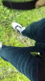 Doigtage de pisse dans un parc snapshot 2