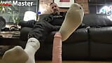 Dirty white socks POV sockjob from leather daddy PREVIEW snapshot 2