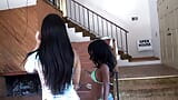 Una delgada negra amateur folla con su novio blanco snapshot 1