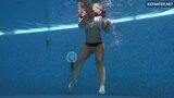 Puzan Bruhova fat teen in the pool snapshot 2