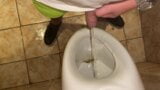 Peeing and cumming in public toilet after beach snapshot 2