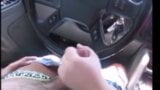 Wife Gives Sissy Girl A Handjob While Driving In Town Making A Cum Mess Everywhere snapshot 12