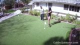 ¡La tetona Gabby Quinteros follada por su instructor de golf cachondo! snapshot 2
